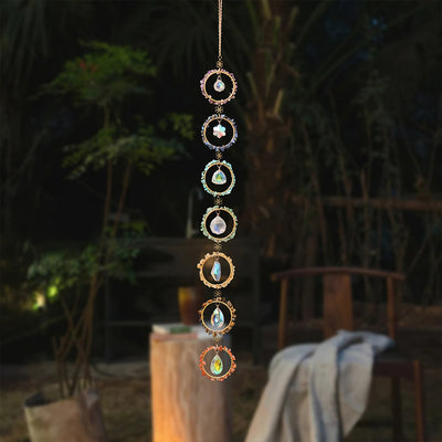 Hanging Crystal Beads Suncatcher Crystal Wind Chimes for Home