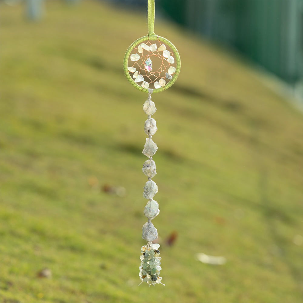 A Bunch of Natural Crystal Gems Hanging Ornament Craft Gift Decor