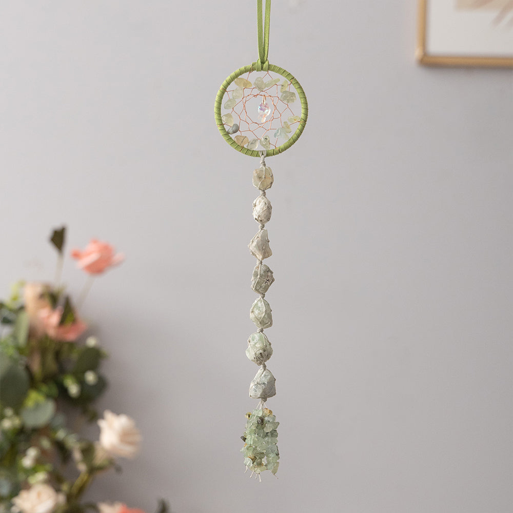 A Bunch of Natural Crystal Gems Hanging Ornament Craft Gift Decor