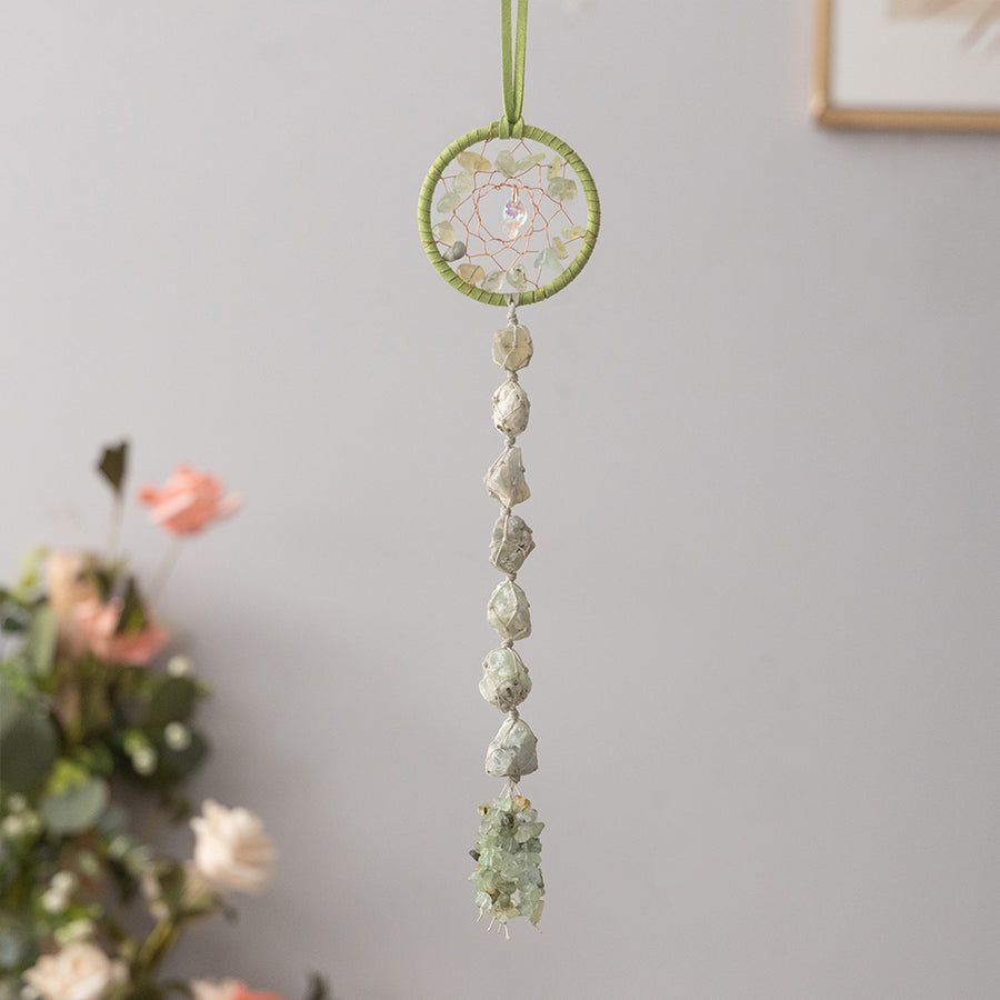 A Bunch of Natural Crystal Gems Hanging Ornament Craft Gift Decor
