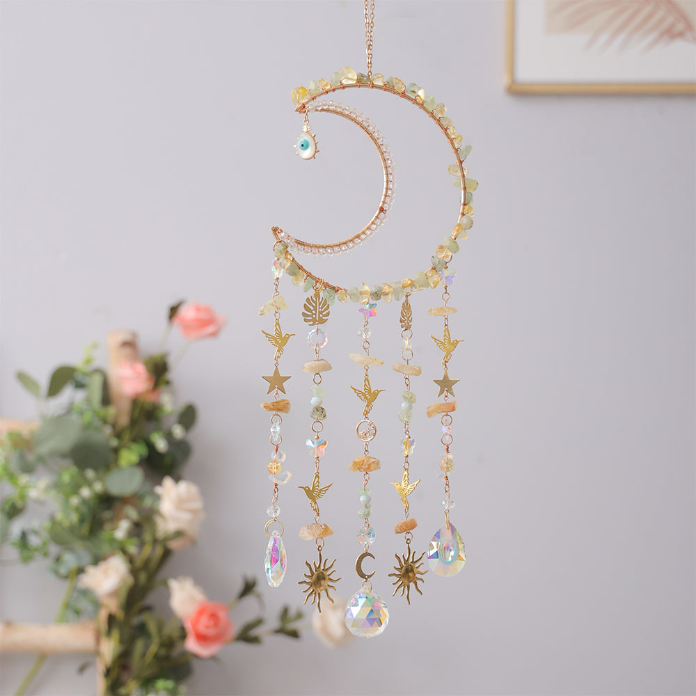 Crystal Gems Suncatcher Window Hanging Ornament Handmade