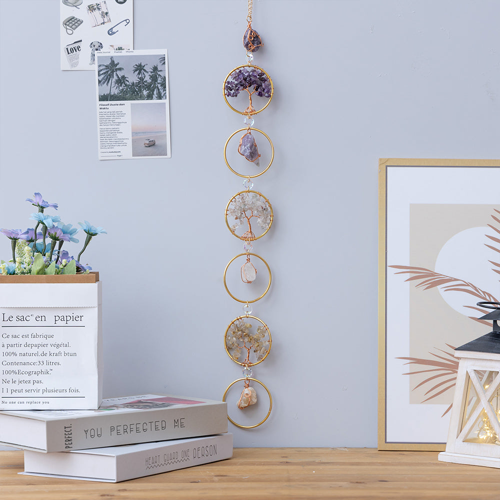 Wall Hanging Crystal Ornament Home Craft Gift Windows Decoration