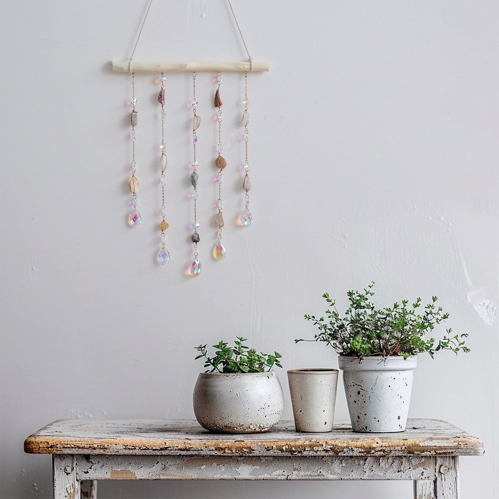 Wall Ornament Crystal Gems Decor Window Suncatchers With Crystals