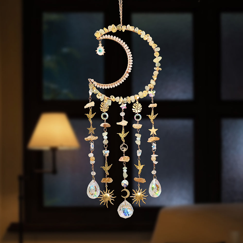 Crystal Gems Suncatcher Window Hanging Ornament Handmade