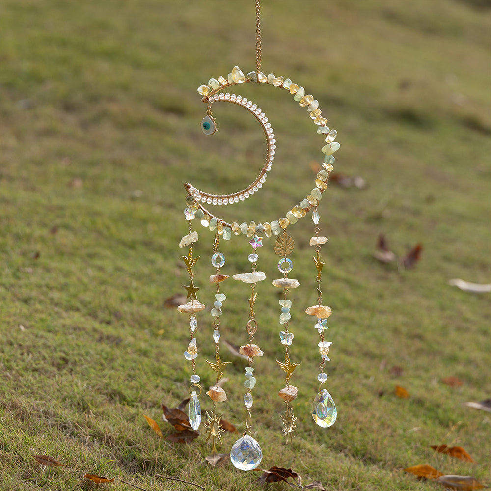 Crystal Gems Suncatcher Window Hanging Ornament Handmade