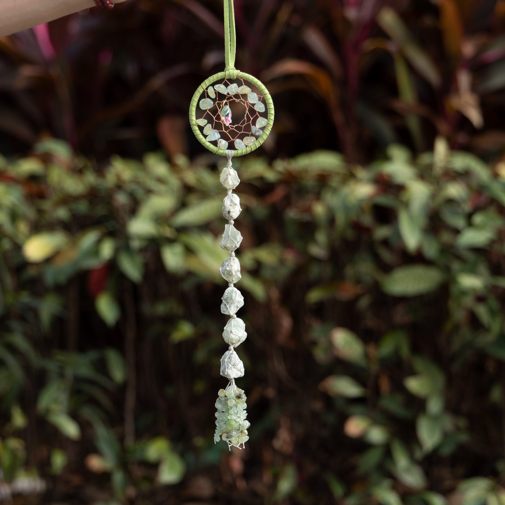 A Bunch of Natural Crystal Gems Hanging Ornament Craft Gift Decor