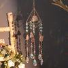 Hanging Prism Crystals Natural Gem Amethyst Suncatcher Decor