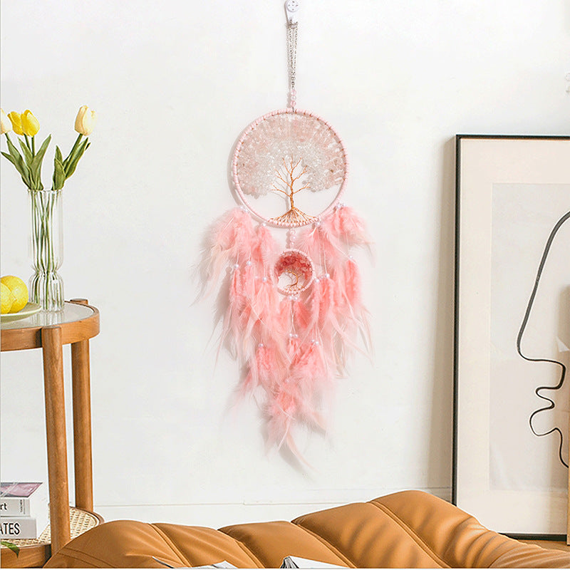 Crystal Pink hot Dreamcatcher