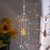 Hanging Wind Chime Style Garden Suncatcher Crystal for Windows