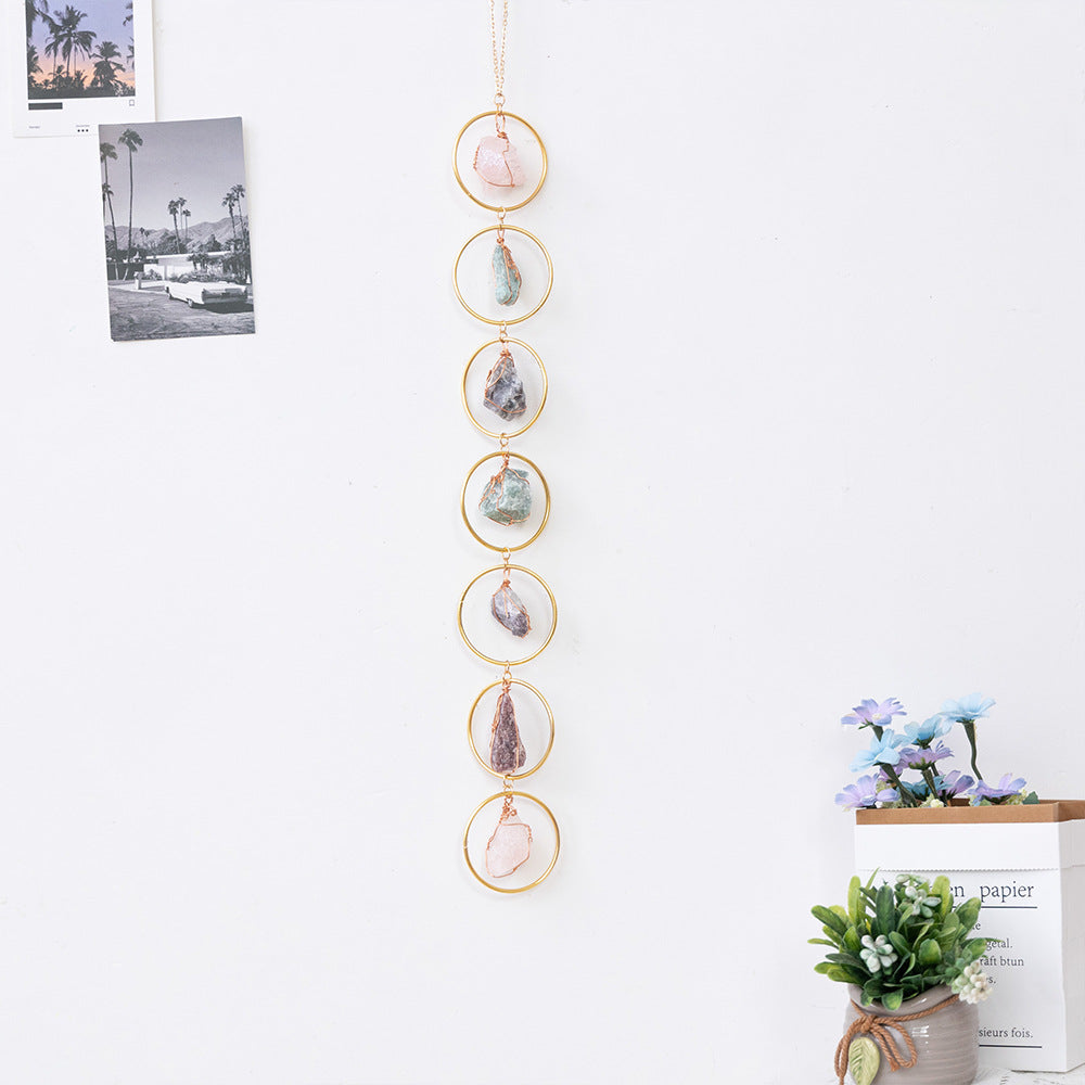Raw Healing Crystal Hanging Ornament Window Decor Crystal Stones