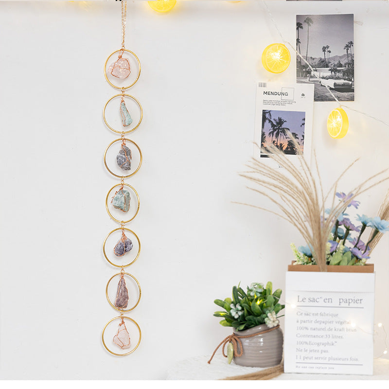 Raw Healing Crystal Hanging Ornament Window Decor Crystal Stones