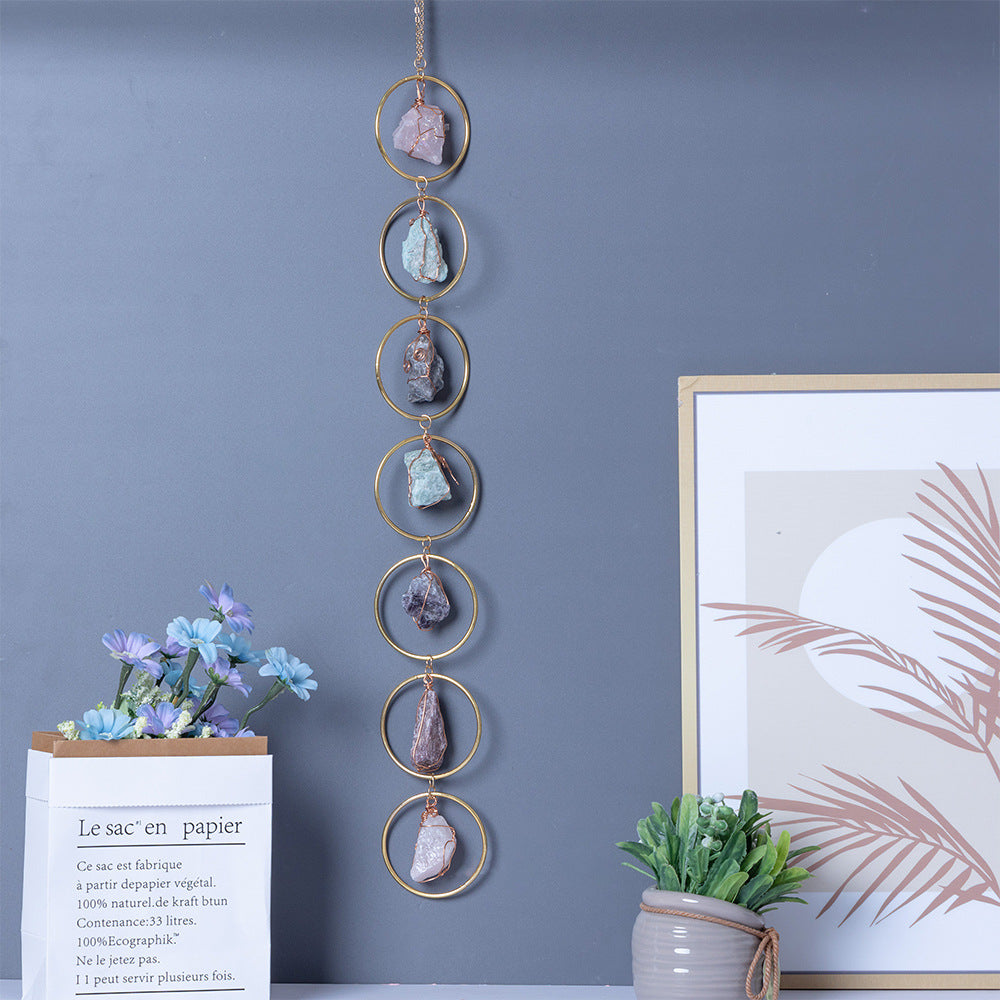 Raw Healing Crystal Hanging Ornament Window Decor Crystal Stones