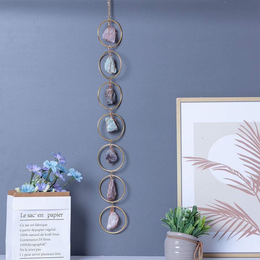 Raw Healing Crystal Hanging Ornament Window Decor Crystal Stones