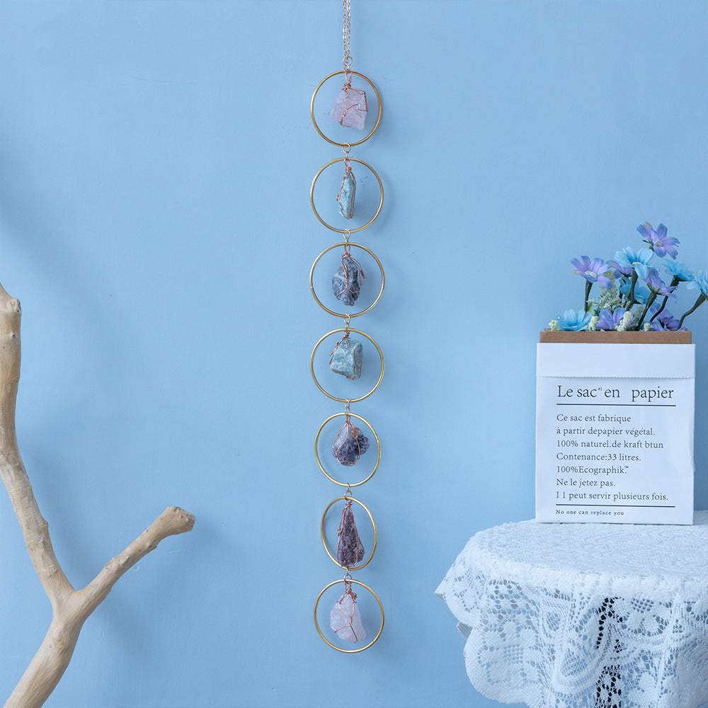 Raw Healing Crystal Hanging Ornament Window Decor Crystal Stones