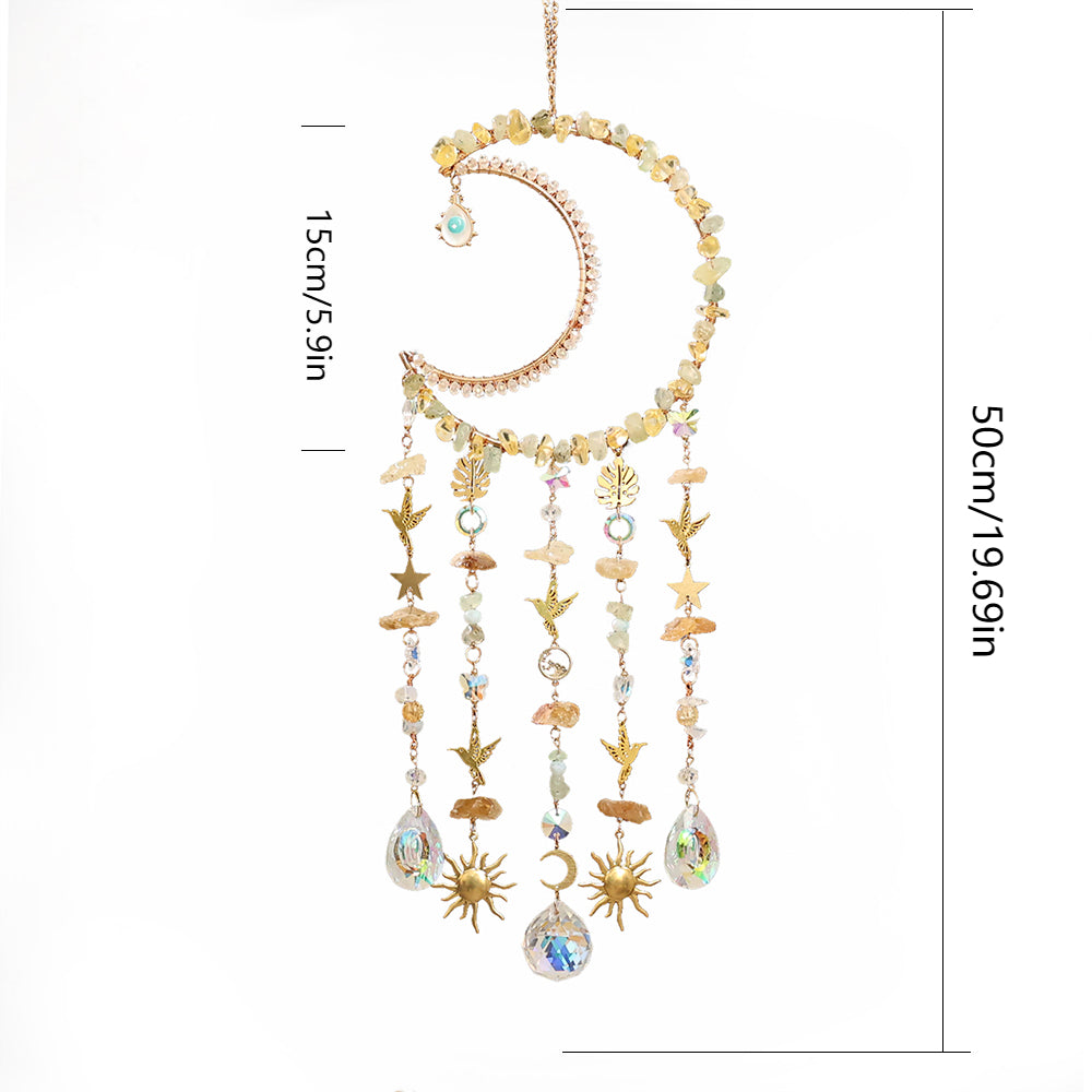 Crystal Gems Suncatcher Window Hanging Ornament Handmade