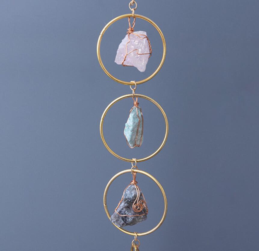 Raw Healing Crystal Hanging Ornament Window Decor Crystal Stones