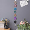 Hanging Crystal Garden Ornaments Natural Agate Slices Decorations