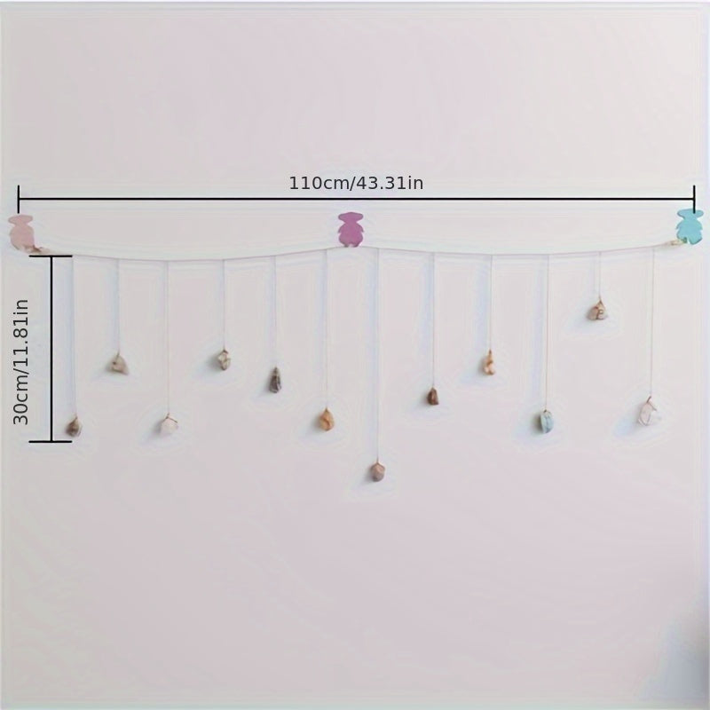 Raw Crystal 7 Chakra Gemstone Wall Decor Gemstones Wall Ornament