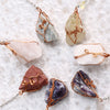 Raw Crystal Stones Gemstone Ornament Hanging Crystal Decorations