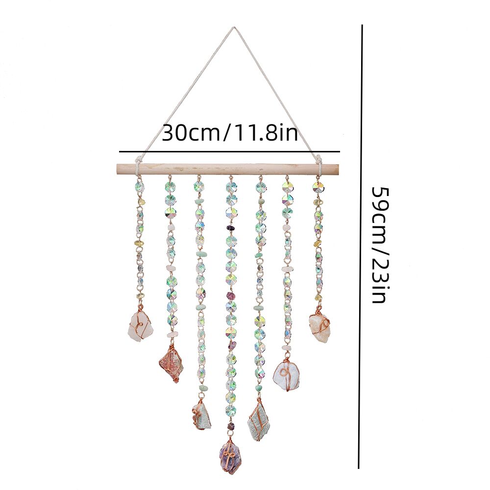 Crystal Stones and Beads Suncatcher Window Decorative Ornaments