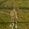 Hanging Prism Crystals Natural Gem Amethyst Suncatcher Decor