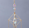 Hanging Wind Chime Style Garden Suncatcher Crystal for Windows