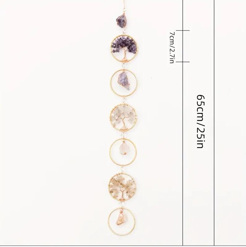 Wall Hanging Crystal Ornament Home Craft Gift Windows Decoration